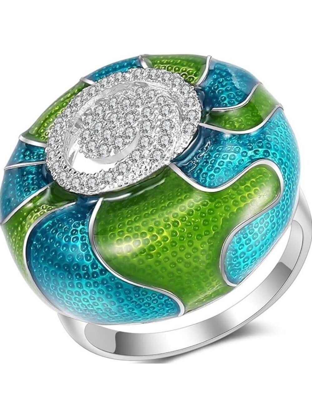 Enamel Statement Ring